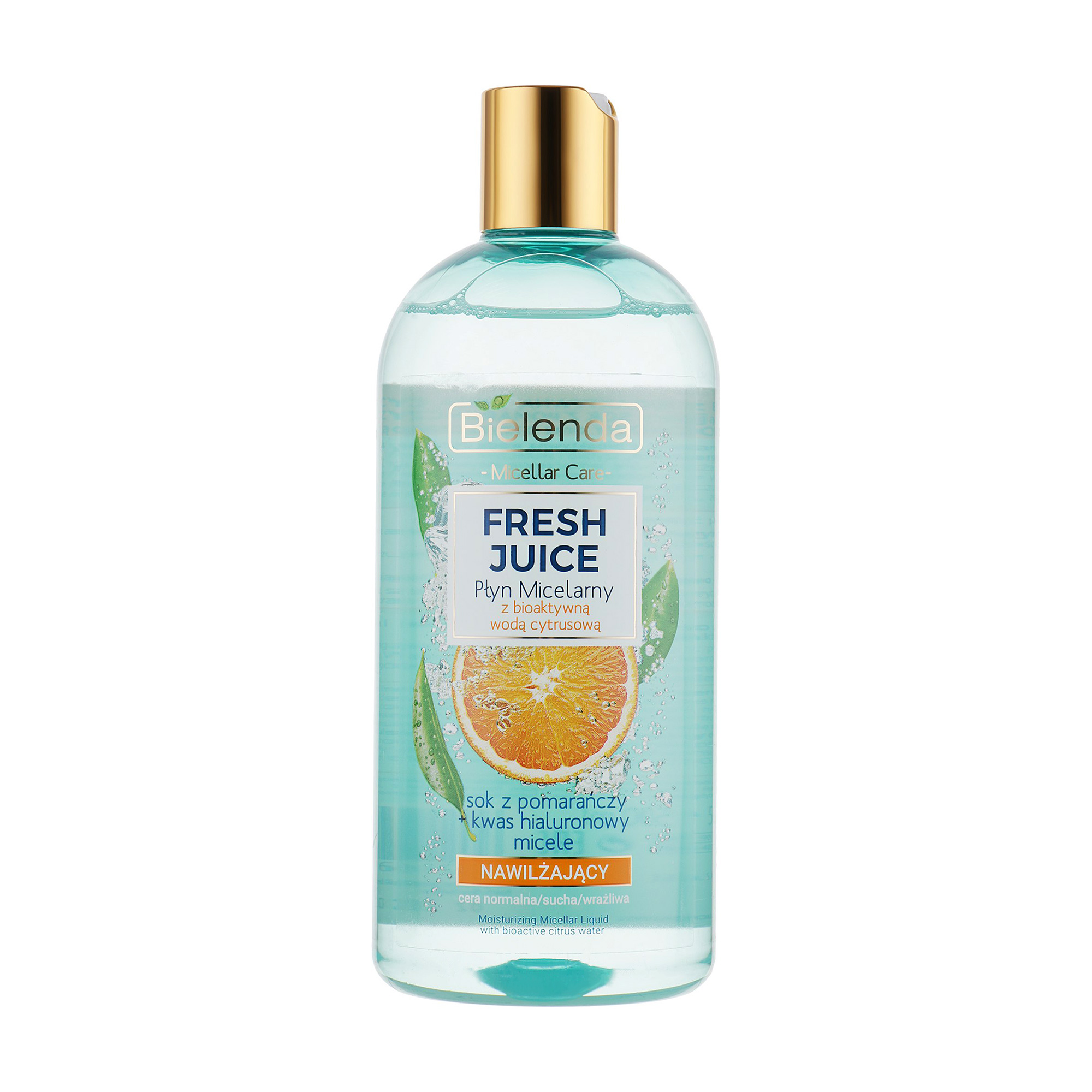 Міцелярна рідина для обличчя Bielenda Fresh Juice Апельсин, 500 мл